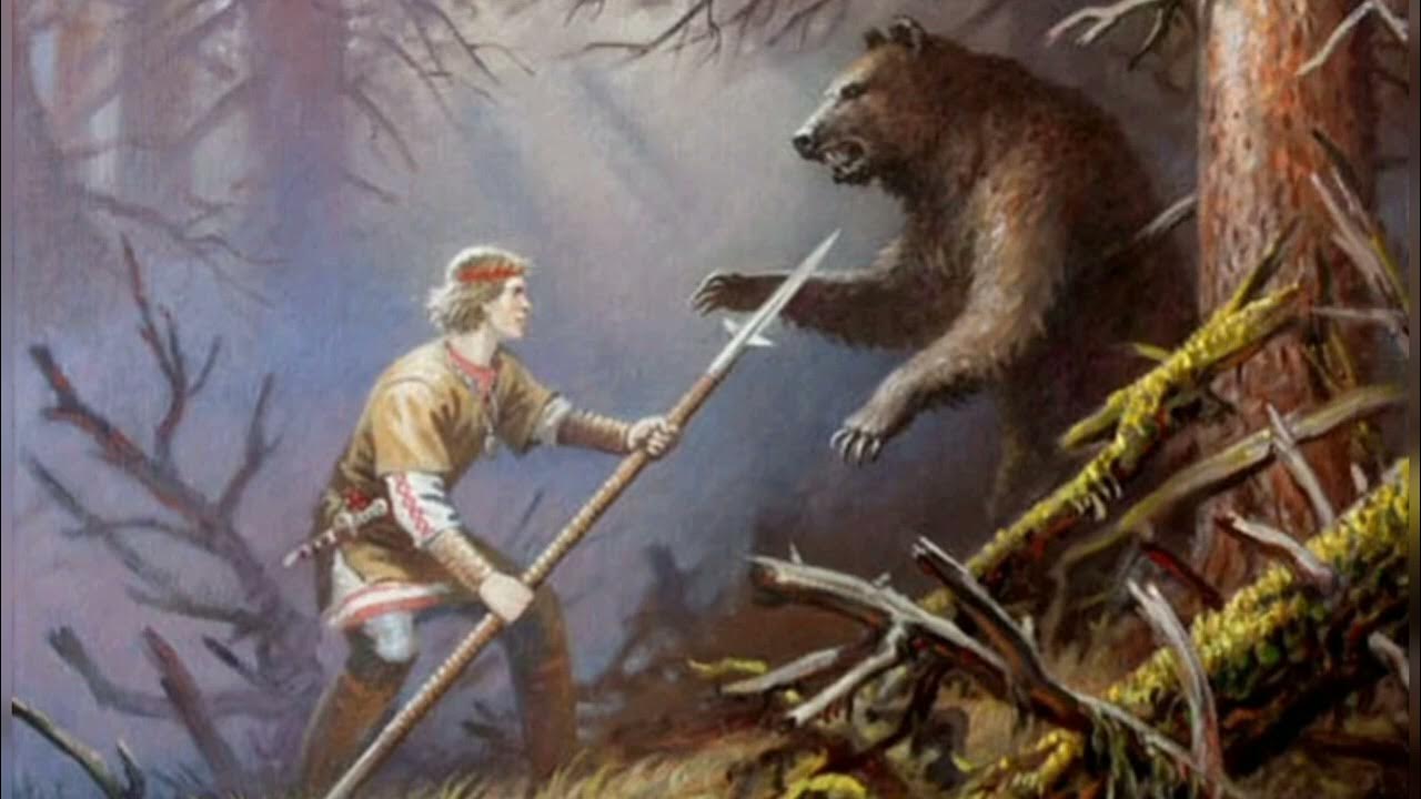 Особым авторитетом пользовались юноши, сумевшие победить медведя, используя рогатину. 