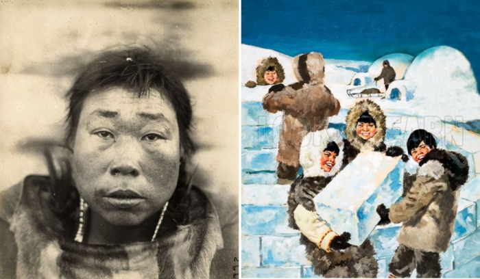 Почему эскимосы бьют гостей по голове и обнюхивают друзей, и Какими необычными блюдами они могут  угостить