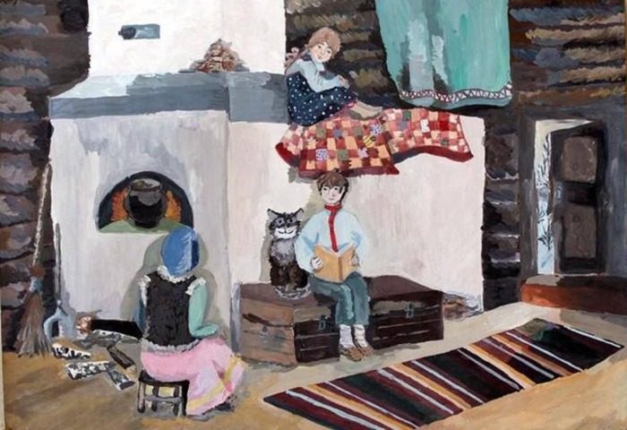 Маленьких детей старались не пускать на печь.