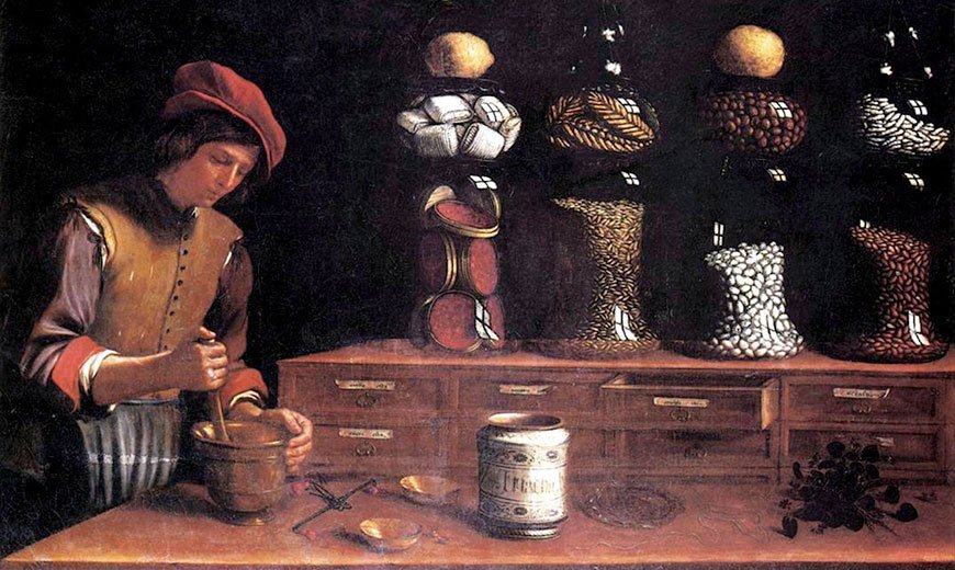 Специи в средние века стоили очень дорого.