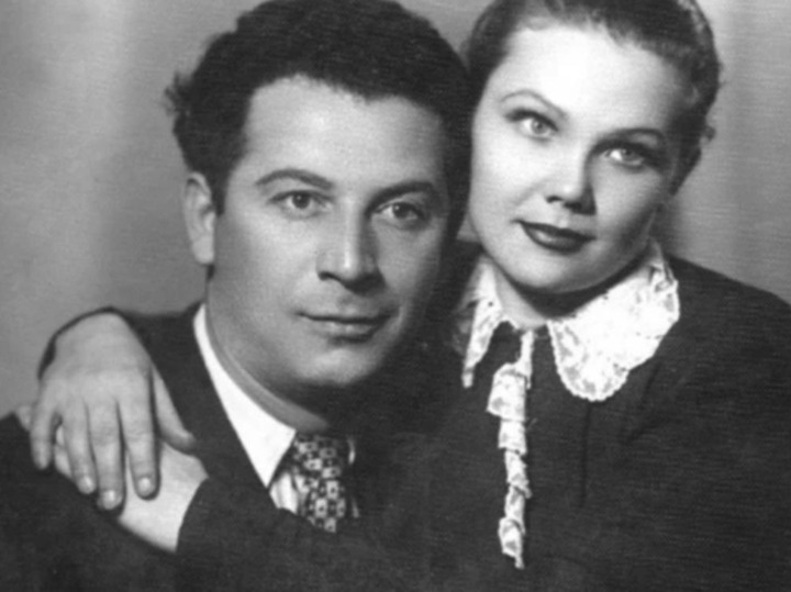 Борис Сичкин с женой Галиной Рыбак.