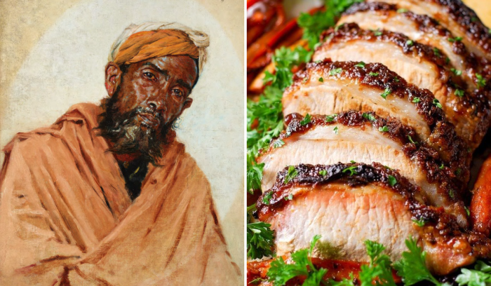 Мусульмане свинину не едят.