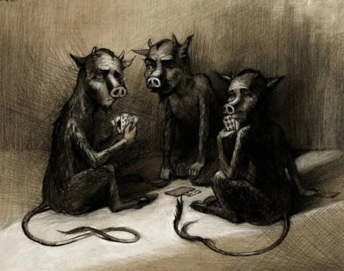 Cвистом можно было привлечь черта. Cвистом можно было привлечь черта.