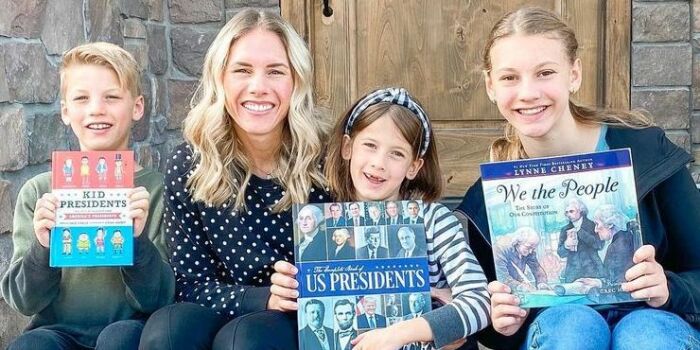 Руби Франке с детьми. / Фото: соцсети