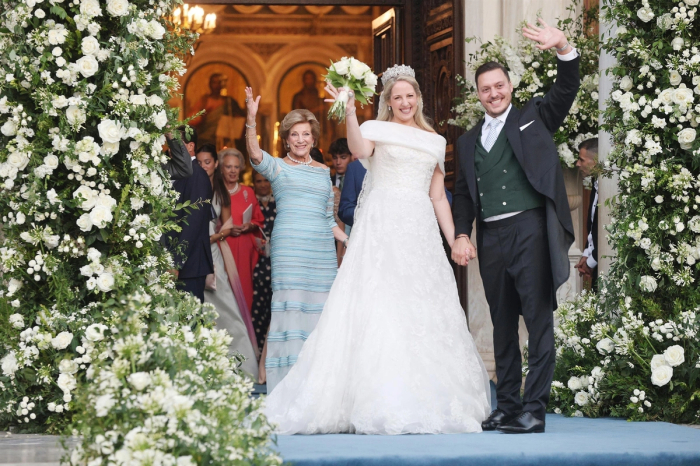 Wedding of Princess Theodora and Matthew Kumar. / Photo: Getty Images