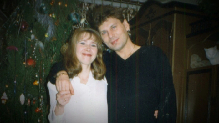 Юрий Хой с официальной женой Галиной