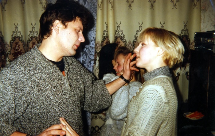 Юрий Хой и Ольга Самарина