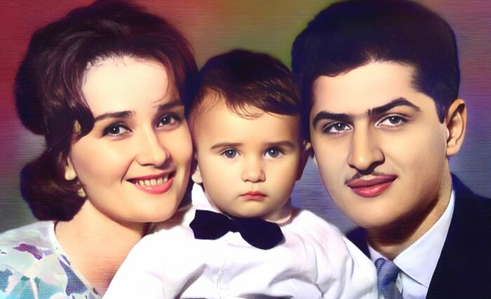 Зинаида Кириенко с мужем и первенцем сыном /Фото. nazametke.com