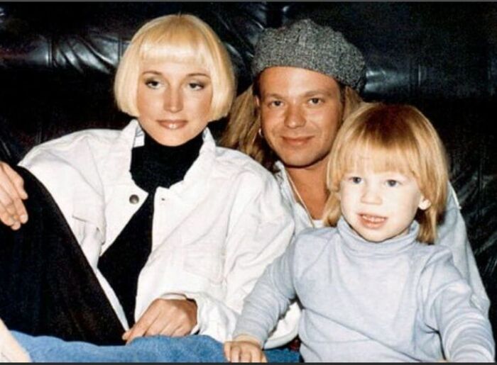 Никита Пресняков с родителями - Кристиной Орбакайте и Владимиром Пресняковым