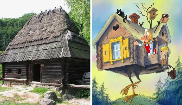 Откуда в русских сказках появилась «избушка на курьих ножках», и Как строили дома на Руси 