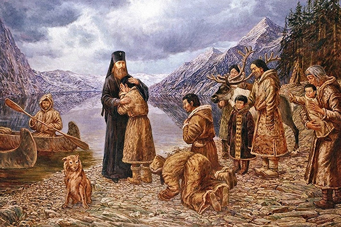 Православная церковь обратила в свою веру множество местных. Православная церковь обратила в свою веру множество местных.