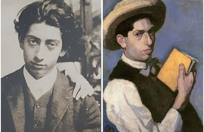 Роберт Береньи на фотографии и на автопортрете. Роберт Береньи на фотографии и на автопортрете.