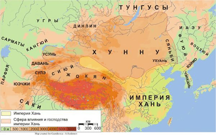 Империя Хунну.