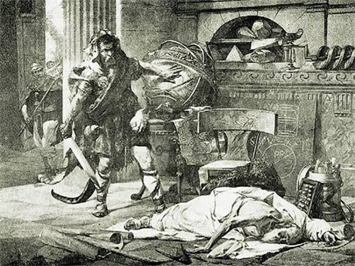 Безымянный римский солдат убил величайшего учёного античности.