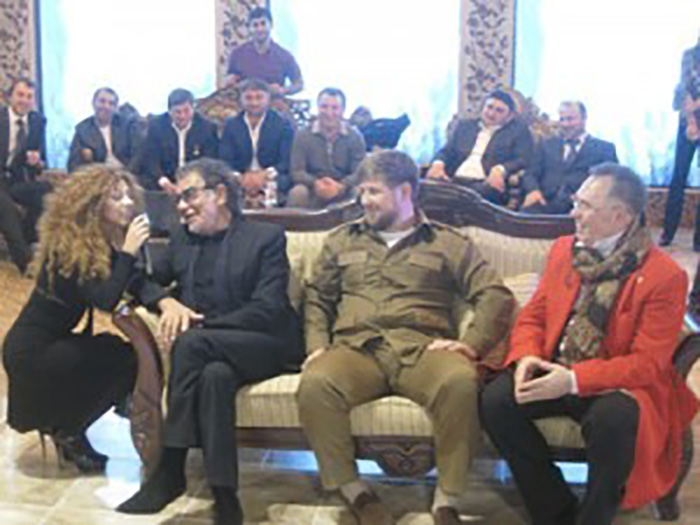 Мириам Фарес и Рамзан Кадыров.