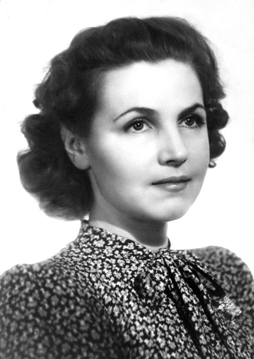 Тамара Макарова в молодости.