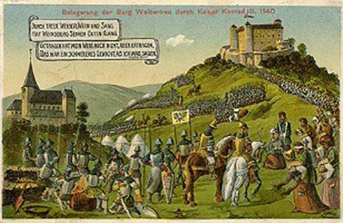 Конрад произнёс тогда свою историческую фразу: «Королевское слово даётся лишь однажды и не может быть отменено». / Фото: vbaden.blogspot.com
