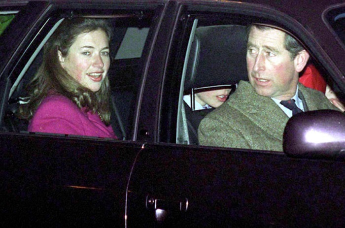 Принц Чарльз и Тигги в 1996 году Принц Чарльз и Тигги в 1996 году
