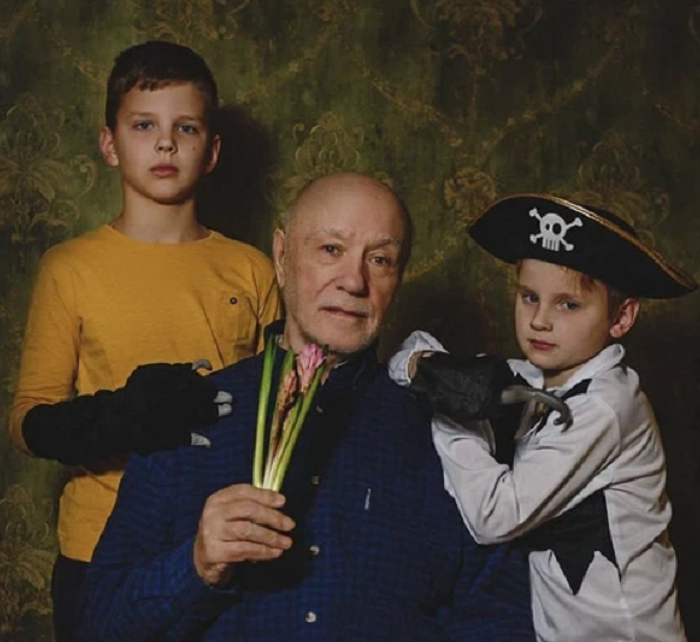 Леонид Куравлев с внуками./Фото: соцсети
