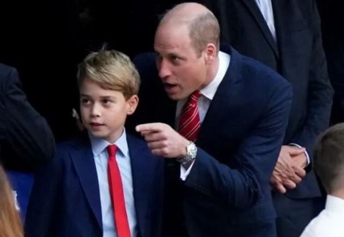 Принц Джордж с отцом, принцем Уильямом Принц Джордж с отцом, принцем Уильямом