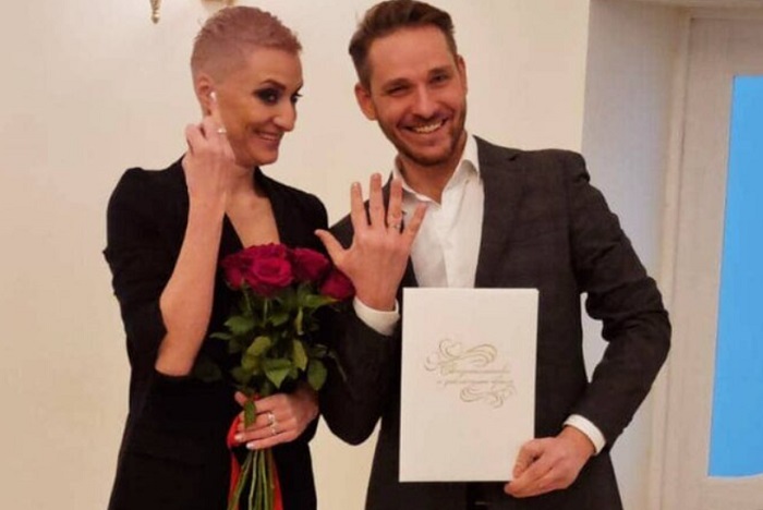 Ксения Бик с новым мужем, Сергеем Соболевым