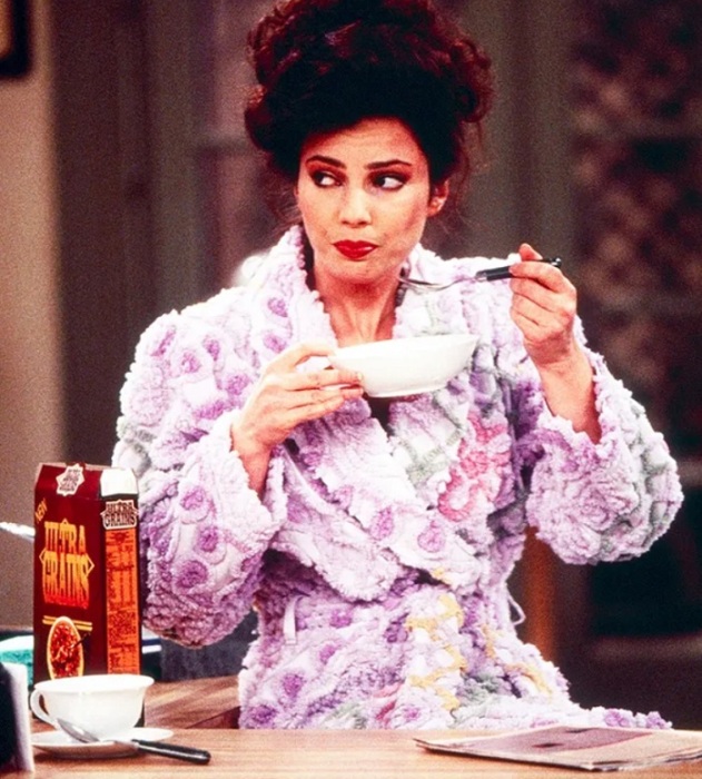 Фрэнсис Дрешер в образе няни из шоу