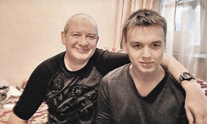 Дмитрий Марьянов с сыном Даниилом