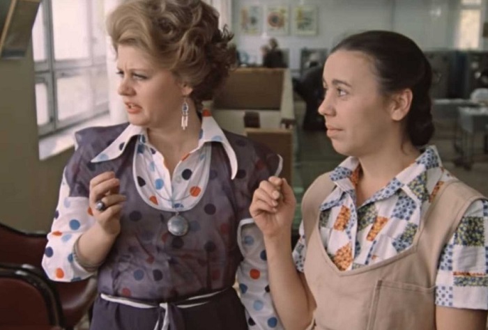 Татьяна Жукова-Киртбая в фильме "Москва слезам не верит"