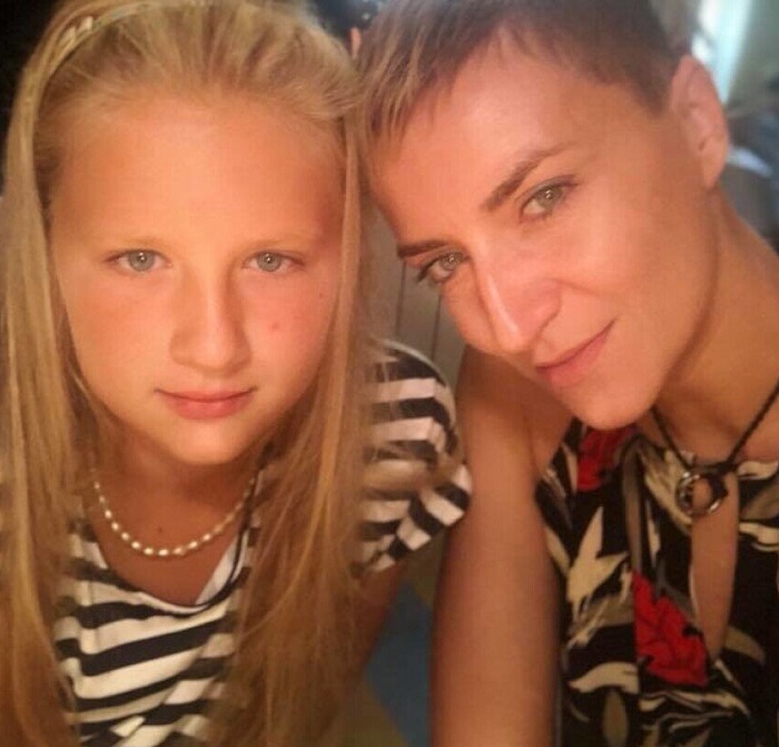 Ксения Бик с дочкой Анфисой