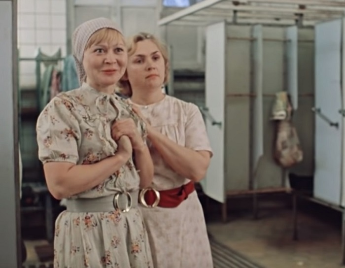 Лариса Барабанова в фильме "Москва слезам не верит"