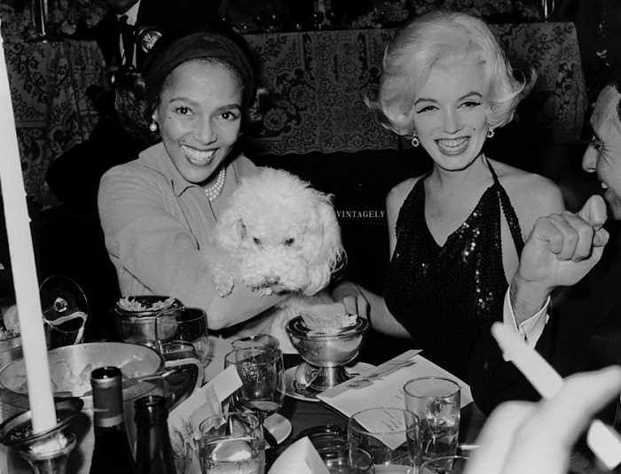 Дороти Дэндридж и Мэрилин Монро