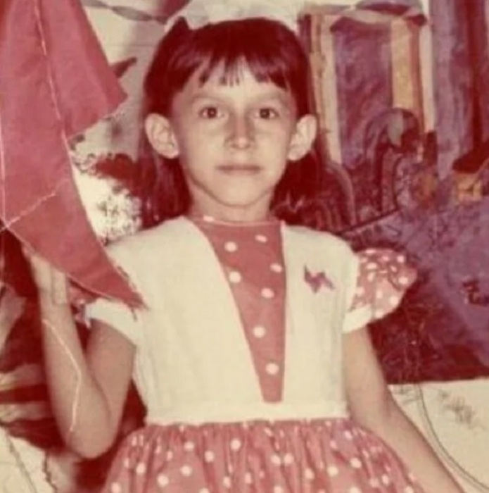 Елена Борщева в детстве