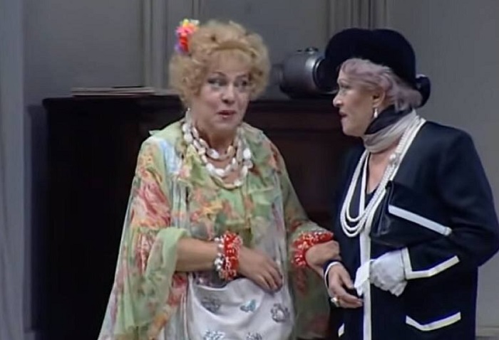 Зинаида Шарко и Алиса Фрейндлих в спектакле "Квартет"