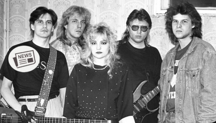 Татьяна Буланова в составе группы "Летний сад"