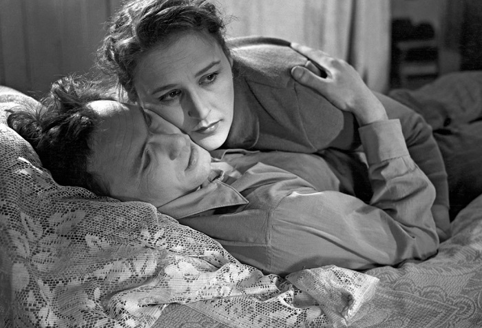 Нонна Мордюкова и Василий Шукшин в фильме "Простая история"