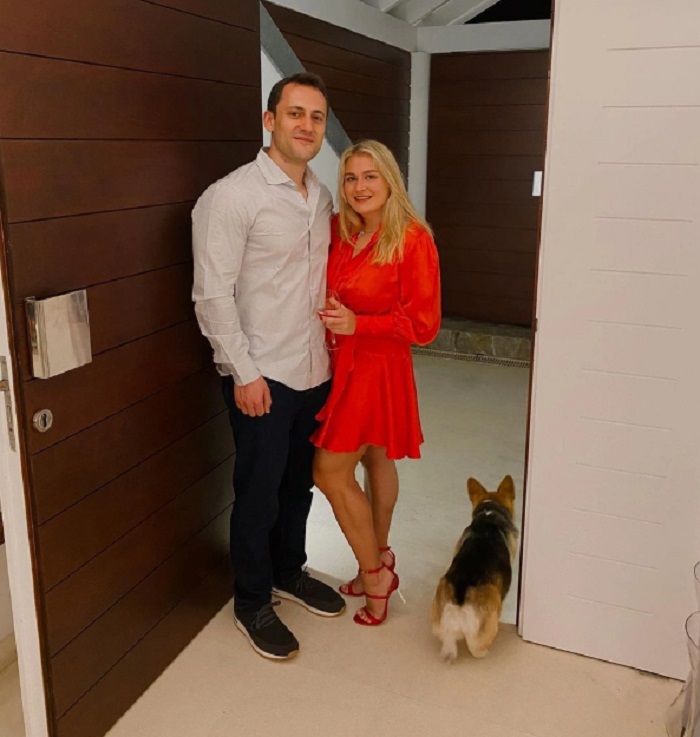 Софья Абрамович со своим избранником