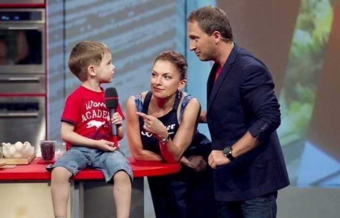 Наталья Юнникова с сыном.