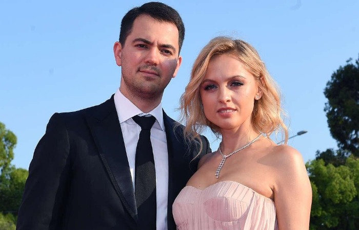 Александр Роднянский-младший и Янина Студилина.