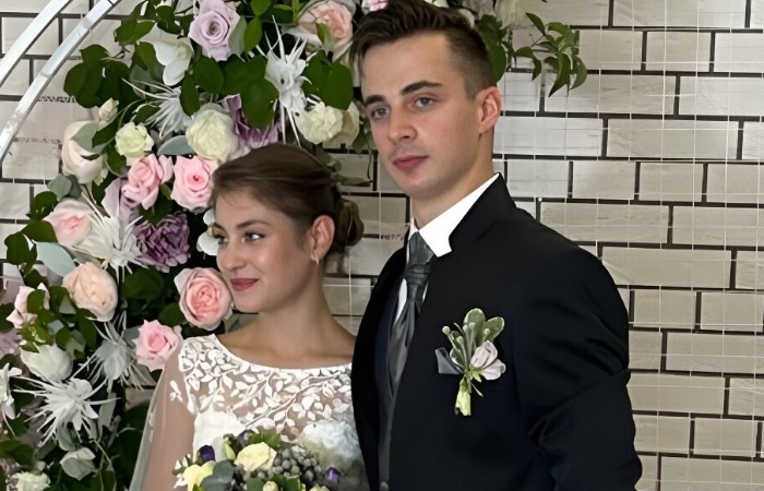 Алена Косторная и Георгий Куница. Алена Косторная и Георгий Куница.