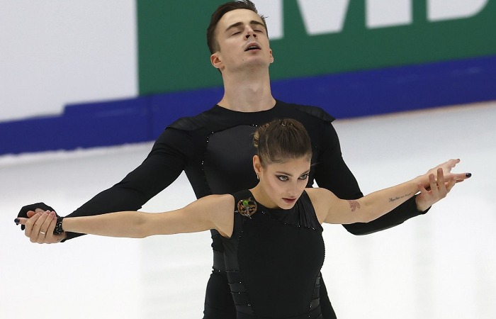 Алена Косторная и Георгий Куница. Алена Косторная и Георгий Куница.