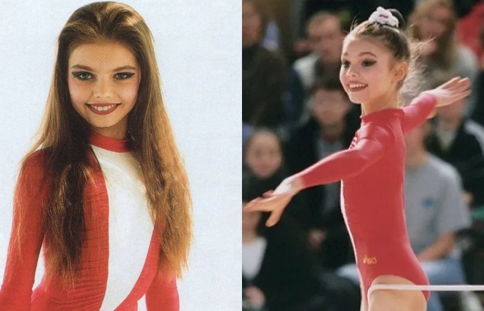 Алина Кабаева в детстве./Фото: RBC.ru