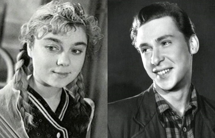Нина Дорошина и Олег Ефремов в молодости./Фото: kino-teatr.ru