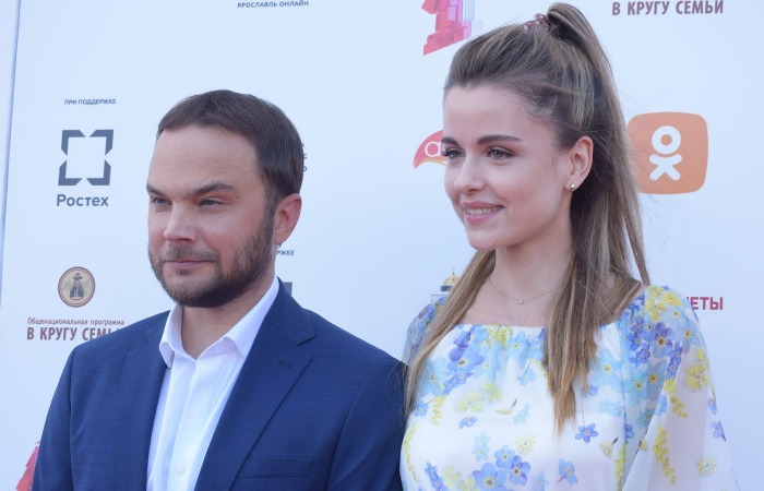 Андрей Чадов с женой./Фото: kino-teatr.ru