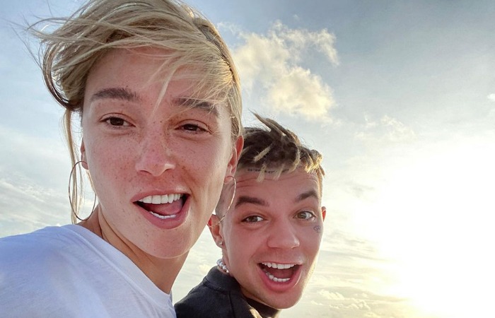 Настя Ивлеева с Элджеем./Фото: tvc.ru