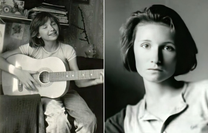 Диана Арбенина в юности.