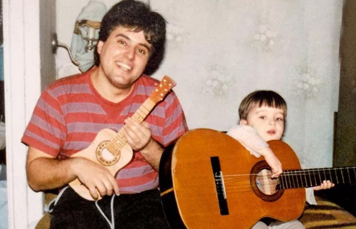 Франк Вильягра с Мигелем.