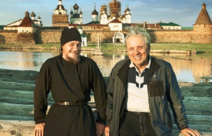 Евгений Стеблов с сыном.