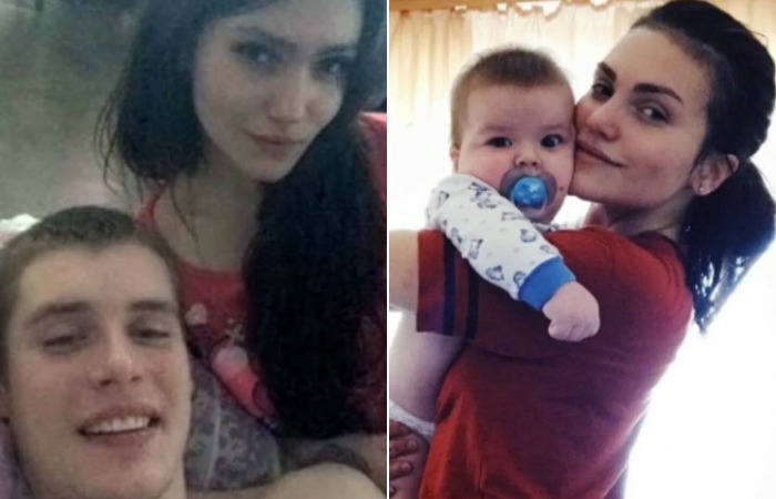 Фрейя Зильбер с Макаром и сыном.