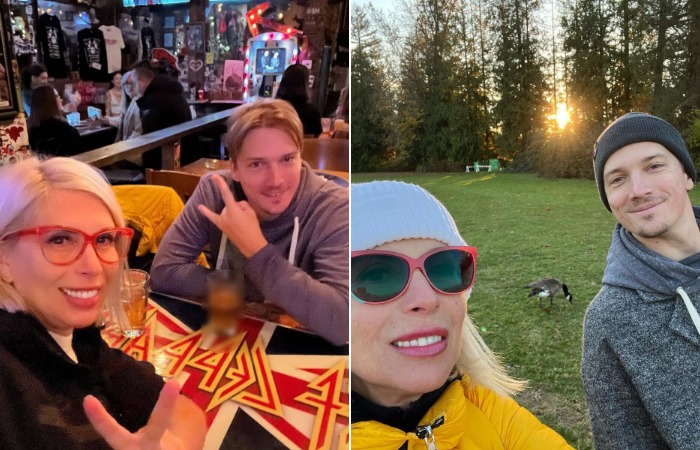 Алена Свиридова с сыном Васей.