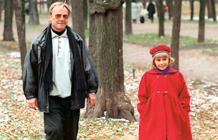 Сергей Шакуров с дочкой Олей.